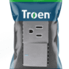 INTERRUPTOR SENCILLO + TOMA GRIS TROEN