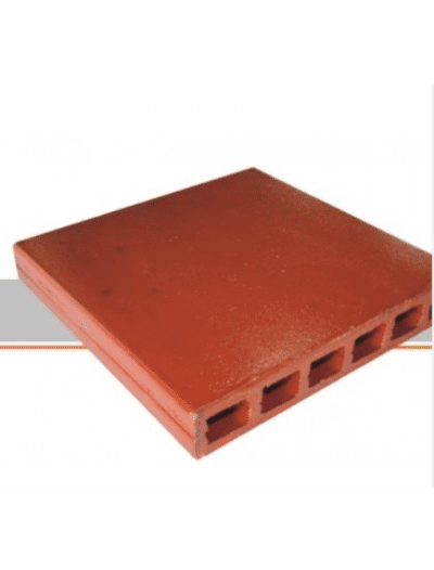 terracota roja lisa comercial 25x25