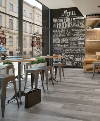 Porcelanato Madera Maple Gris Mate 23.3 x 120 cm